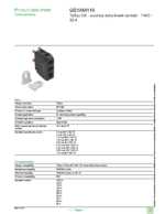 Datasheet for Schneider Electric GS1AM110, EAN: 3389110181760 Datasheet for Schneider Electric GS1AM110, EAN: 3389110181760