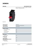 Datasheet for Siemens 3SU14002AA101CA0, EAN: 4011209950924