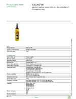 Datasheet for Schneider Electric XACA47141, EAN: 3389110835649