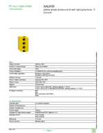 Datasheet for Schneider Electric XALK05, EAN: 3389110127348
