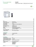 Datasheet for Schneider Electric XALE1, EAN: 3389119017572