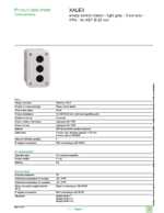 Datasheet for Schneider Electric XALE3, EAN: 3389119017596