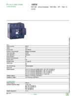 Datasheet for Schneider Electric 18858, EAN: 3303430188582