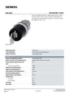Datasheet for Siemens 3SU10505BL110AA0, EAN: 4011209948778