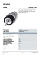 Datasheet for Siemens 3SU10504BL110AA0, EAN: 4011209970847