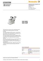 Datasheet for Weidmüller 1652410000, EAN: 4008190402488
