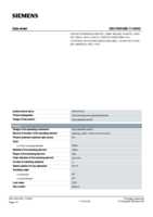 Datasheet for Siemens 3SU10005BL110AA0, EAN: 4011209950658