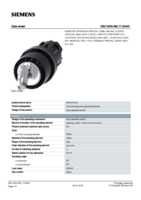 Datasheet for Siemens 3SU10004BL110AA0, EAN: 4011209962552