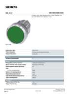 Datasheet for Siemens 3SU10500AB400AA0, EAN: 4011209964808