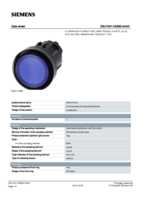 Datasheet for Siemens 3SU10010AB500AA0, EAN: 4011209947139