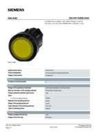 Datasheet for Siemens 3SU10010AB300AA0, EAN: 4011209955714