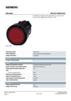 Datasheet for Siemens 3SU10010AB200AA0, EAN: 4011209955707
