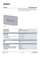 Datasheet for Siemens 3SU19000AD810AP0, EAN: 4011209971424