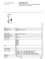 Datasheet for Schneider Electric SR3MBU01BD, EAN: 3389110840339