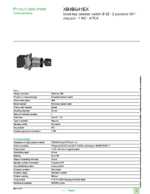 Datasheet for Schneider Electric XB4BG41EX, EAN: 3389118030701
