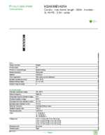 Datasheet for Schneider Electric KSA630EV4254, EAN: 3606480005497