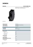 Datasheet for Siemens 3SU14012BG201AA0, EAN: 4011209946224