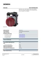 Datasheet for Siemens 3SU11066AA203AA0, EAN: 4011209959576
