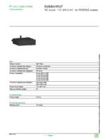 Datasheet for Schneider Electric RXM041FU7, EAN: 3389119404426