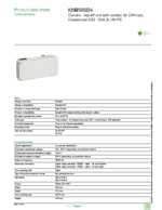 Datasheet for Schneider Electric KNB50SD4, EAN: 3606480006272