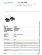 Datasheet for Schneider Electric TSXCANCADD1, EAN: 3595863860160 Datasheet for Schneider Electric TSXCANCADD1, EAN: 3595863860160
