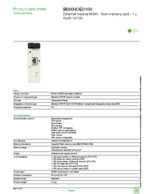 Datasheet for Schneider Electric BMXNOE0100, EAN: 3595863910674
