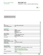 Datasheet for Schneider Electric BMXXBP1200, EAN: 3595863909029