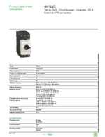 Datasheet for Schneider Electric GV3L25, EAN: 3389119405423