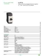 Datasheet for Schneider Electric GV3P18, EAN: 3389119405362