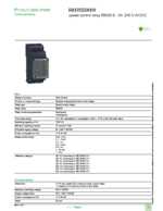 Datasheet for Schneider Electric RM35S0MW, EAN: 3389119405256