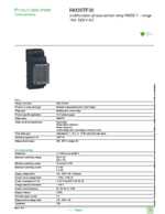 Datasheet for Schneider Electric RM35TF30, EAN: 3389119405263