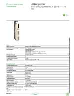 Datasheet for Schneider Electric STBACI1225K, EAN: 3595863948387