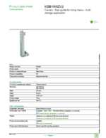 Datasheet for Schneider Electric KSB1000ZV2, EAN: 3606480005626