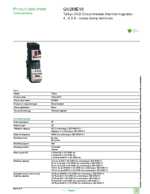 Datasheet for Schneider Electric GV2ME10, EAN: 3389110343113