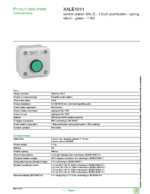 Datasheet for Schneider Electric XALE1011, EAN: 3389119017619