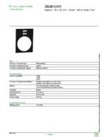 Datasheet for Schneider Electric ZB2BY2905, EAN: 3389110645415