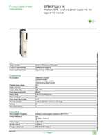 Datasheet for Schneider Electric STBCPS2111K, EAN: 3595863949223