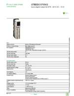 Datasheet for Schneider Electric STBDDO3705KS, EAN: 3595863932638