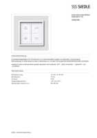 Datasheet for Siedle 200087980-00, EAN: 4015739879809