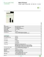 Datasheet for Schneider Electric BMXCPS3020, EAN: 3595863908985