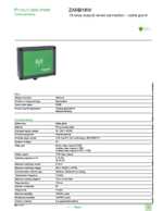 Datasheet for Schneider Electric ZARB18W, EAN: 3606480610400