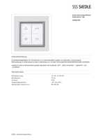 Datasheet for Siedle 200087981-00, EAN: 4015739879816
