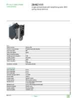Datasheet for Schneider Electric ZB4BZ1035, EAN: 3389119037709