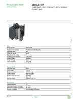 Datasheet for Schneider Electric ZB4BZ1055, EAN: 3389119039284