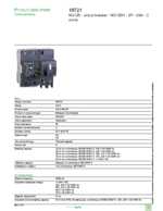 Datasheet for Schneider Electric 18721, EAN: 3303430187219