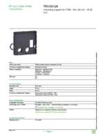 Datasheet for Schneider Electric TRV00128, EAN: 3606480025396 Datasheet for Schneider Electric TRV00128, EAN: 3606480025396