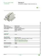 Datasheet for Schneider Electric TRV00217, EAN: 3606480025259 Datasheet for Schneider Electric TRV00217, EAN: 3606480025259