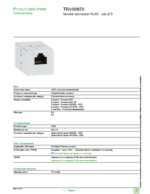 Datasheet for Schneider Electric TRV00870, EAN: 3606480025334 Datasheet for Schneider Electric TRV00870, EAN: 3606480025334
