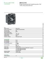 Datasheet for Schneider Electric ZB5AZ1055, EAN: 3389119039291