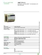 Datasheet for Schneider Electric ABE7CPA412, EAN: 3595863914696